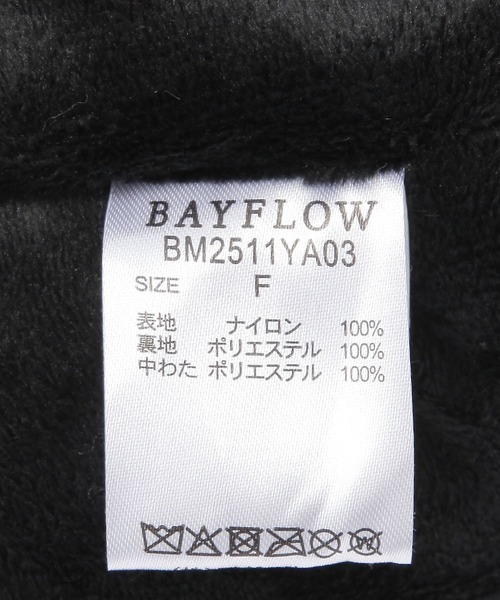 BAYFLOW（ベイフロー） ストール マフラー リップナイロン差し込み