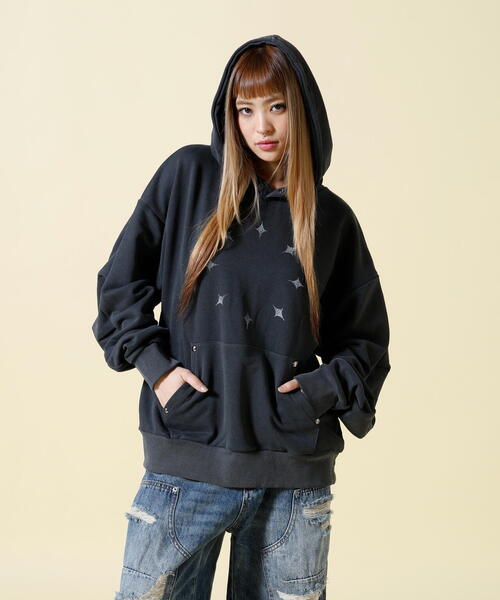 トレーナー スウェット SIS/エスアイエス/circle star P/O Sweat レディース メンズ