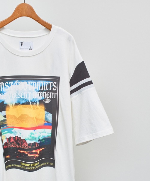 「OKIRAKU」 7分袖ワンピース「ROSE BUDコラボ」 ONE SIZE ホワイト レディース_画像8