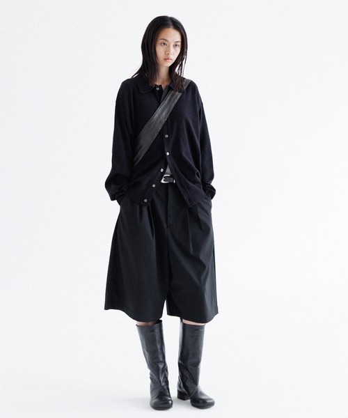 「SINSS」 長袖ニット MEDIUM チャコール メンズ_画像3