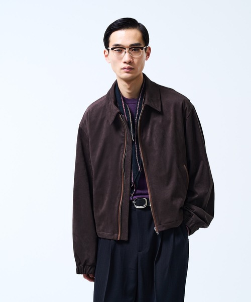 THE BOLDMAN ブルゾン アウター Synthetic Suede Blouson
