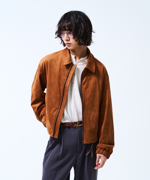 THE BOLDMAN ブルゾン アウター Synthetic Suede Blouson