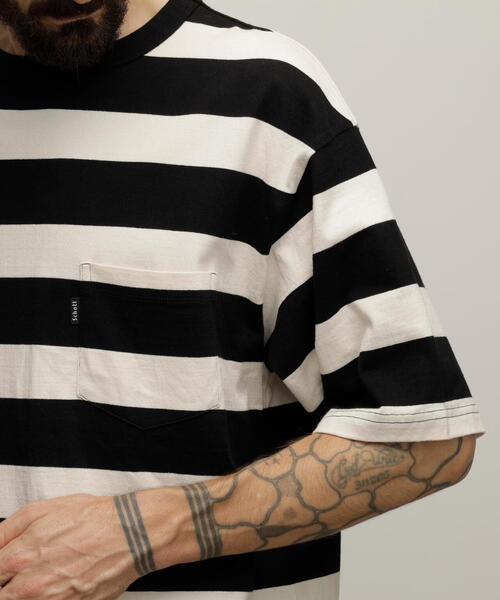 「schott」 半袖Tシャツ 2XL ブラック メンズ_画像6