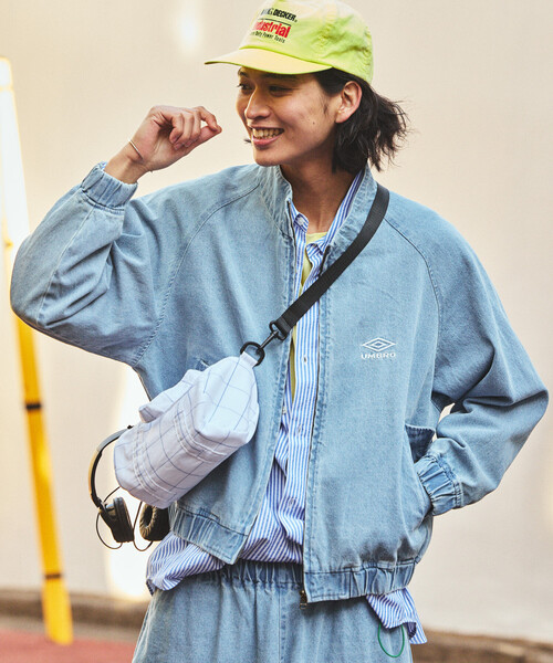 umbro（アンブロ） ブルゾン アウター SP Denim Stand Collar Blouson
