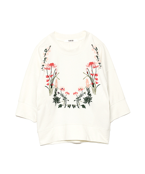 「FURFUR」 スウェットカットソー FREE ホワイト レディース_画像6