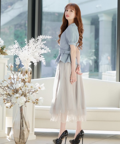 「emiriawiz」 半袖ワンピース SMALL ブルー レディース_画像10