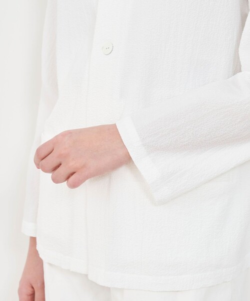 「GALERIE VIE」 長袖ブラウス FREE ブルー レディースの画像