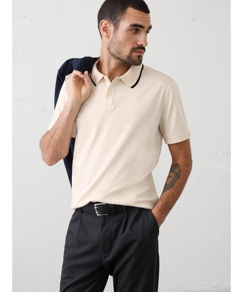 通販 バナナリパブリック ポロシャツ BANANA REPUBLIC FACTORY STORE M LUXE TOUCH ポロシャツ Rakuten Fashion 楽天ファッション 旧楽天ブランドアベニュー NR0337
