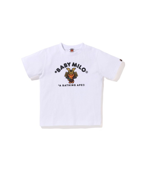 A BATHING APE（アベイシングエイプ） tシャツ KABUTO BABY MILO