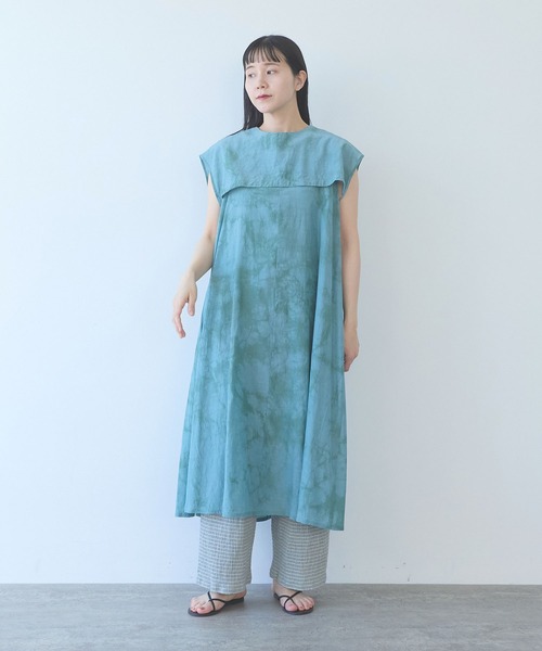 ワンピース YUANA yuni ワンピース cotton cupla difused dye separate one-piece