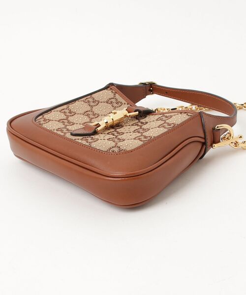 GUCCI（グッチ） Jackie MINI CRYSTAL GGパターン 2WAYバッグ 