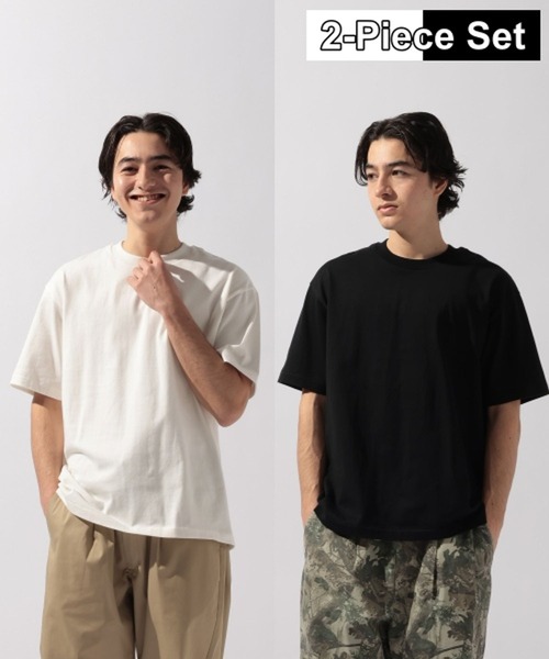 Hanes（ヘインズ） tシャツ 「Hanes T-SHIRTS SHIRO＋KURO」別注クルー