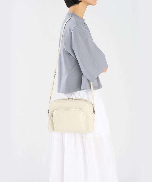 agnes b.（アニエスベー） ショルダーバッグ バッグ レザー ラージ