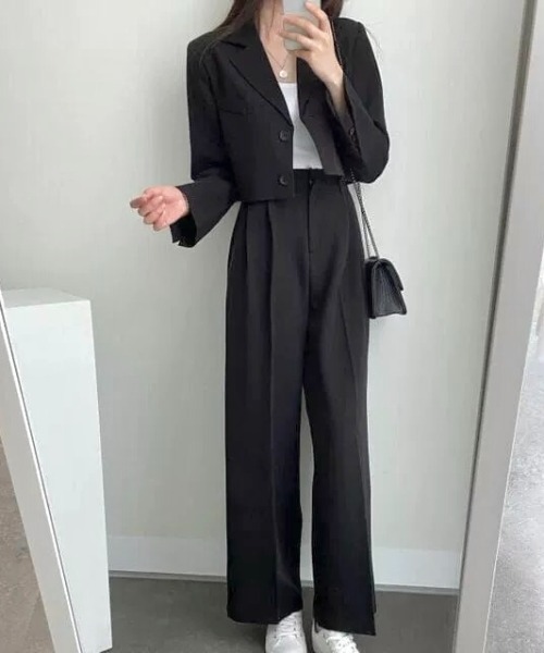 「LADY LIKE」 パンツスーツ M ブラック レディース_画像5