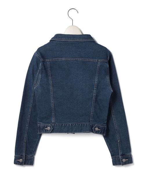 「LAISSE PASSE」 デニムジャケット SMALL ダークブルー レディース_画像8