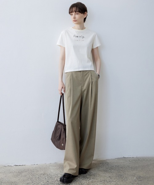 「tageechita」 スラックス M ブラック レディース_画像5