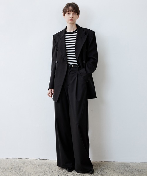 「tageechita」 スラックス M ブラック レディース_画像7