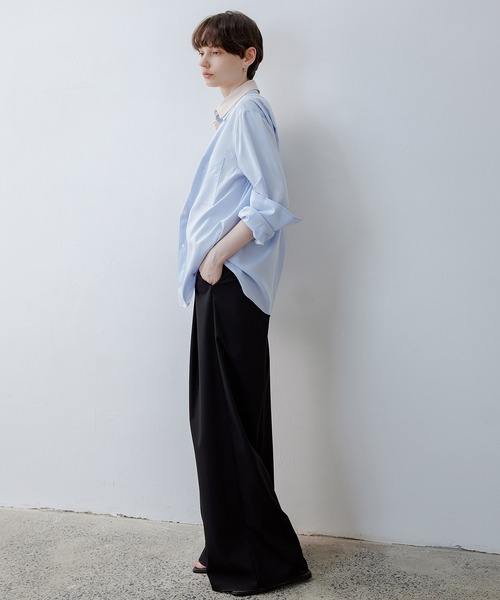 「tageechita」 スラックス M ブラック レディース_画像9