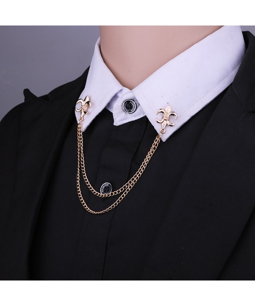 Bling Leads ブローチ 「Bls」「ZA」「Bling Leads」襟ブローチ マルチ
