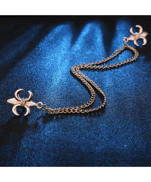 Bling Leads ブローチ 「Bls」「ZA」「Bling Leads」襟ブローチ マルチ