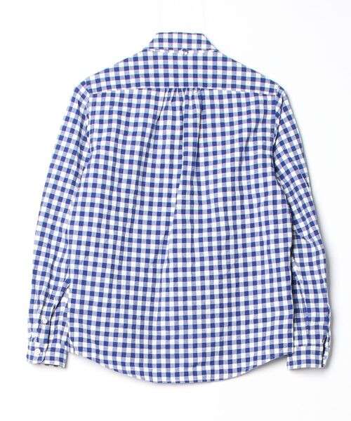 「maillot」 チェック柄長袖シャツ 0 ブルー レディース_画像2