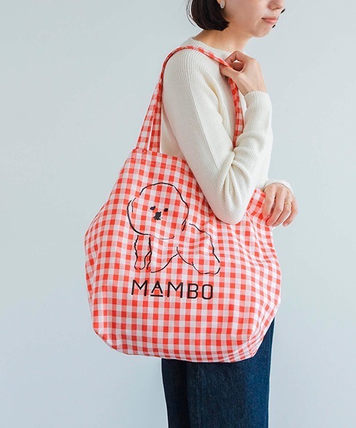 「MAMBO」 トートバッグ ONE SIZE レッド レディース_画像9