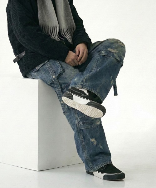 「SLACK FOOTWEAR」 スリッポン 23.0cm ブラック メンズ_画像2