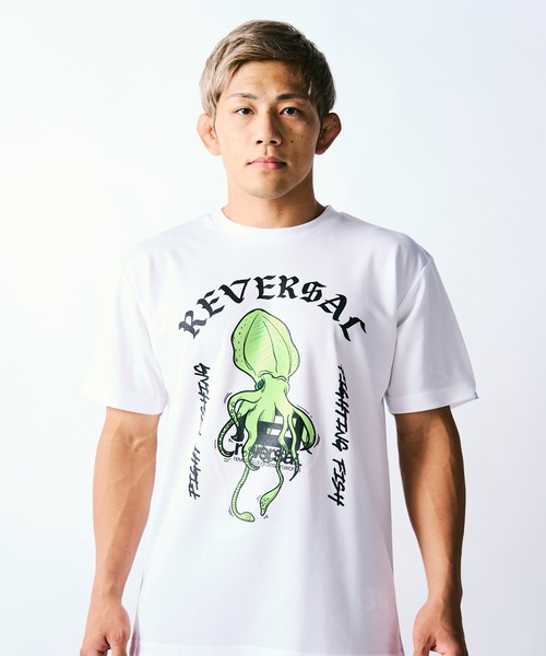 新品未使用reversalリバーサル　Tシャツ　ホワイト　L reversal（リバーサル） tシャツ 「reversal/リバーサル」SQUID DRY