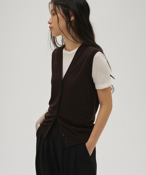 「TODAYFUL」 半袖Tシャツ FREE チャコールグレー レディース_画像4