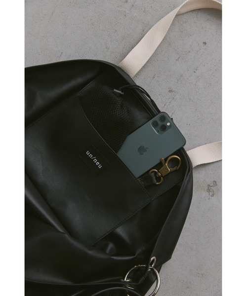 「un/neu」 2WAYバッグ FREE イエロー レディース_画像4