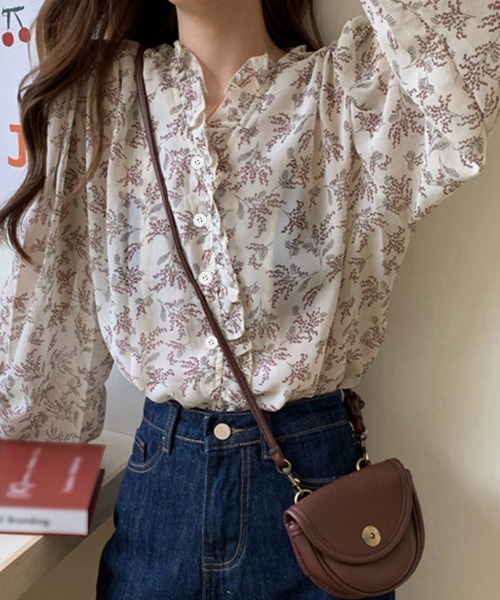 「Miniministore」 長袖ブラウス X-LARGE アイボリー レディース_画像7