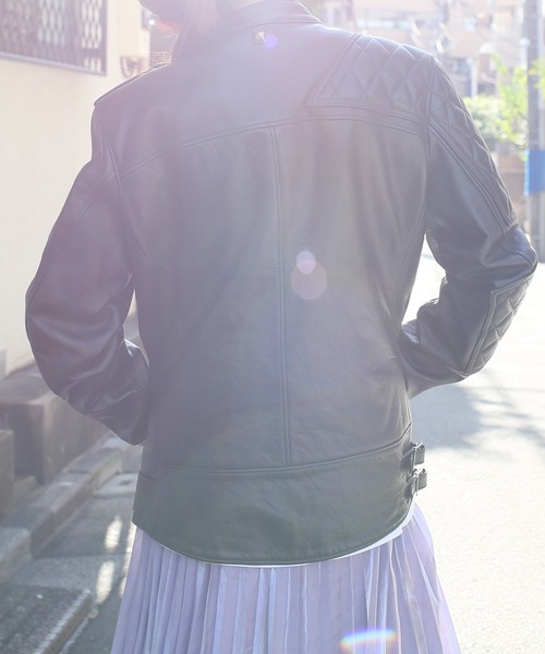 革ジャン ライダース MONSTAR レザー ライダース ジャケット ブランド オリジナル メンズ レディースの画像