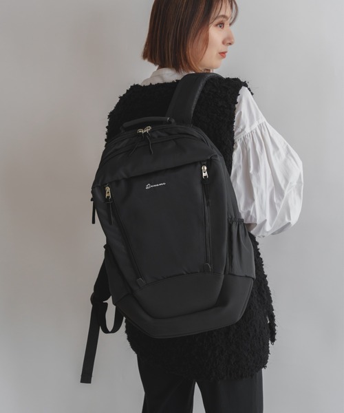 #Re:room ブラックナイロンリュック Re:room】NYLON LOGO BAG PACK［REB054］ | #Re:room（リルーム）