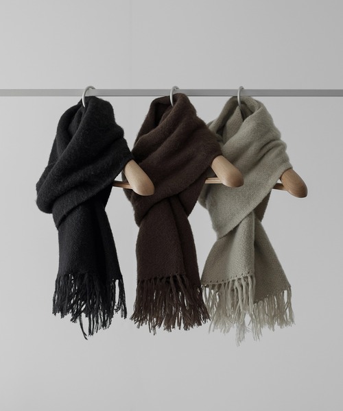 RUUBON マフラー 「RUUBON」raschel weave soft muffler / ラッセル