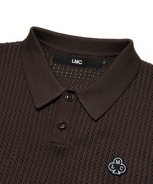 ★送料・関税込★LMC★MESH KNIT POLO SHIRT★ LMC ポロシャツ 「LMC」MESH KNIT POLO SHIRT / エルエムシー
