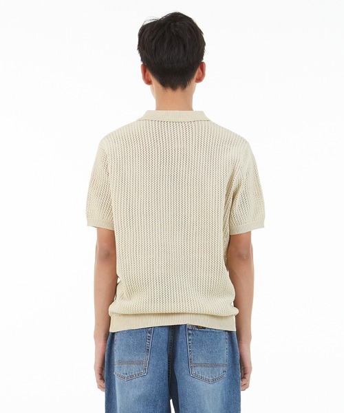★送料・関税込★LMC★MESH KNIT POLO SHIRT★ LMC ポロシャツ 「LMC」MESH KNIT POLO SHIRT / エルエムシー