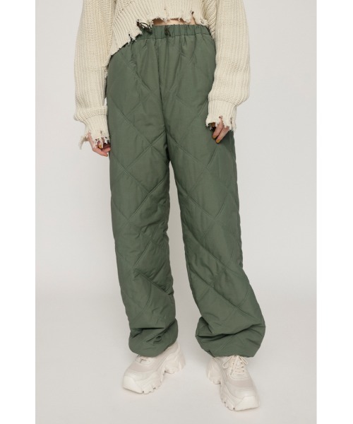SLY QUILTING NYLON PT キルティング ナイロンパンツ スライ SLY パンツ スラックス QUILTING NYLON PT キルティング