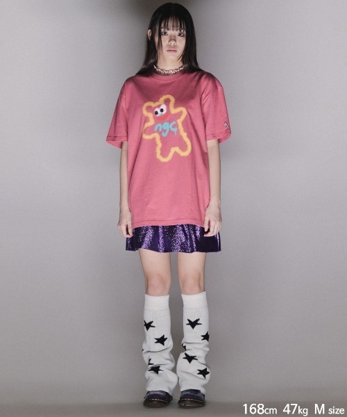 NICE GHOST CLUB tシャツ A'GEM/9 × .kom「NICE CLUB/ナイス