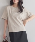 tシャツ 半袖 「USAコットン」 オーバーサ...の詳細画像2