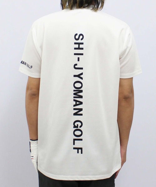 SHISKY ゴルフ 「GOLF」ゴルフウェア モックネックT メンズ