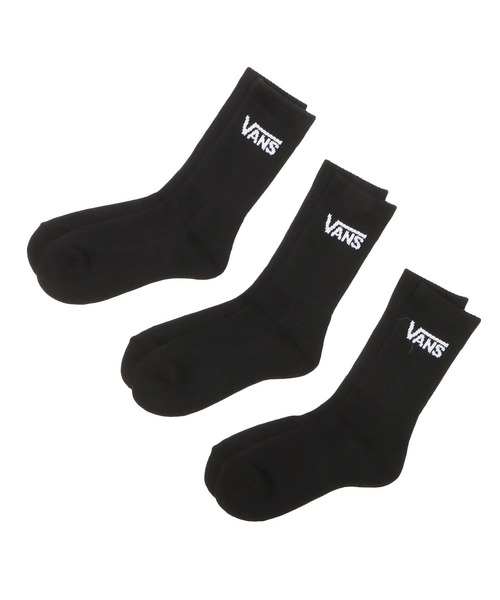 VANS（ヴァンズ） 靴下 CREW 3PACK SOCKS ソックス 123R1210501 ABC