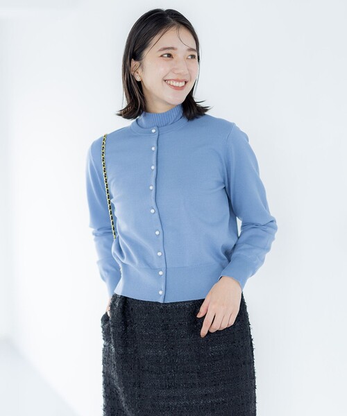 組曲（KUMIKYOKU） カーディガン 「洗える・6色展開」Elenaベーシック