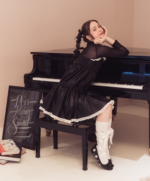 Pain レディース ワンピース レーステープレザーミニドレス : ZOZOTOWN 