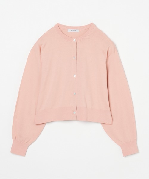 ニット セーター HIGH GAUGE CROPPED CARDIGAN レディース