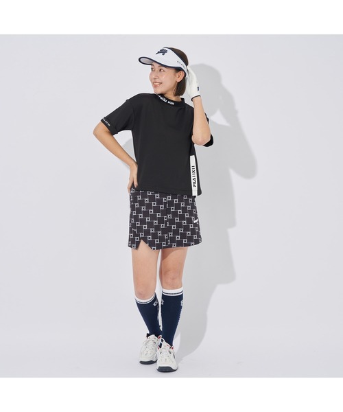 tシャツ Tシャツ レディース FILA GOLF/フィラゴルフ ゴルフウェア ブランド ロゴ 吸汗速乾 UVカット ストレッチ 接触冷感 半袖 モッ｜zozo｜16