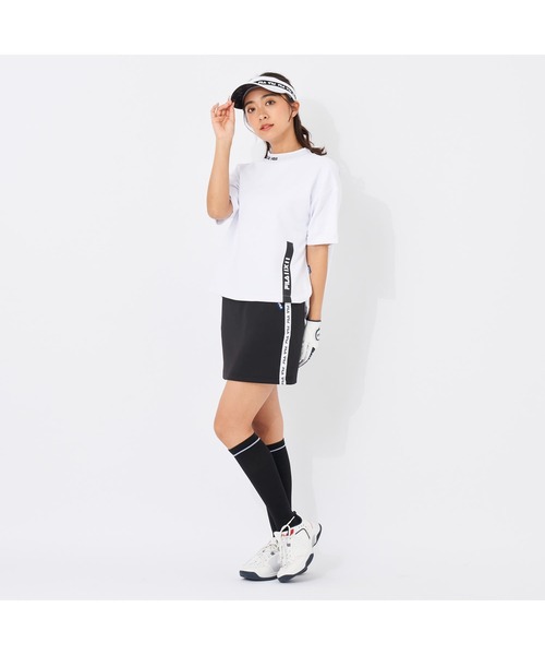 tシャツ Tシャツ レディース FILA GOLF/フィラゴルフ ゴルフウェア ブランド ロゴ 吸汗速乾 UVカット ストレッチ 接触冷感 半袖 モッ｜zozo｜07