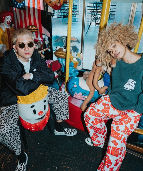 SALT&MUGS パンツ Leopard Name Pants メンズ レディース : ZOZOTOWN