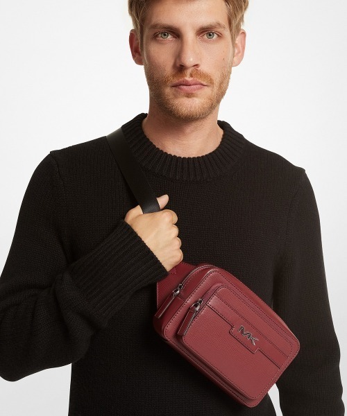 新品 未使用 マイケルコース ウエストポーチ ベルト バッグ 黒 M MICHAEL KORS ウエストポーチ COOPER ユーティリティ ベルト