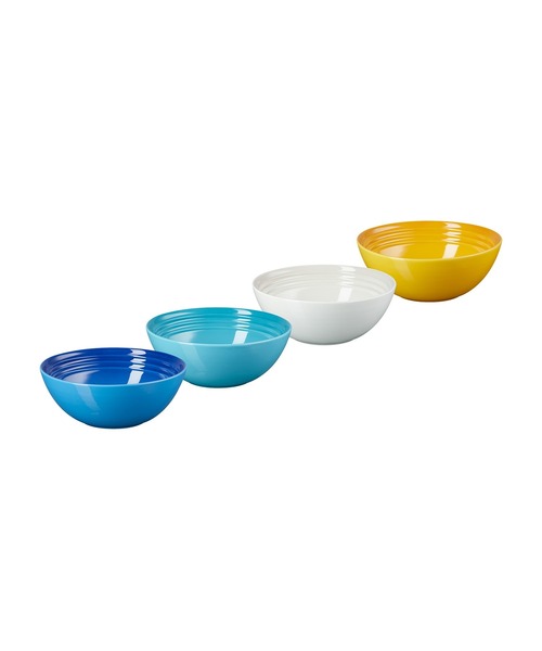 ル・クルーゼ　リビエラ　シリアルボウル　4セット Amazon.co.jp: ル・クルーゼ(Le Creuset) シリアルボール 16cm