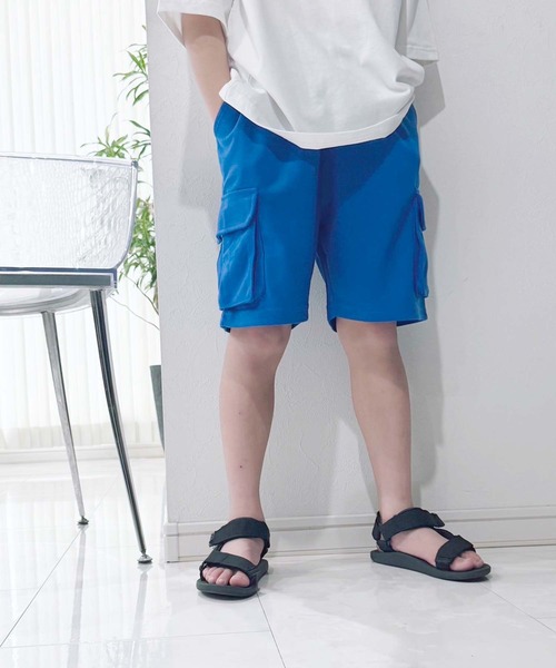 ZIーON パンツ カーゴハーフパンツ キッズ 子供服 男の子 女の子